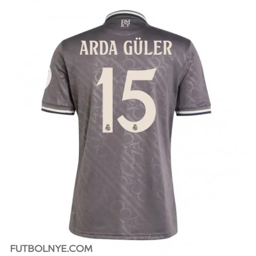 Camiseta Real Madrid Arda Guler #15 Tercera Equipación 2024-25 manga corta